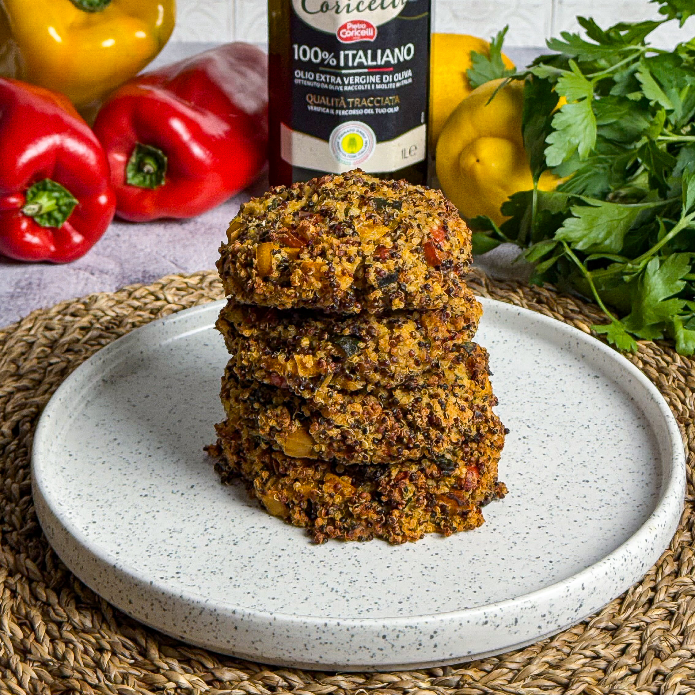 Burger di quinoa